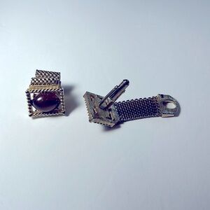 Vintage Swank Gold‎ Tone Wrap-Around Cufflinks